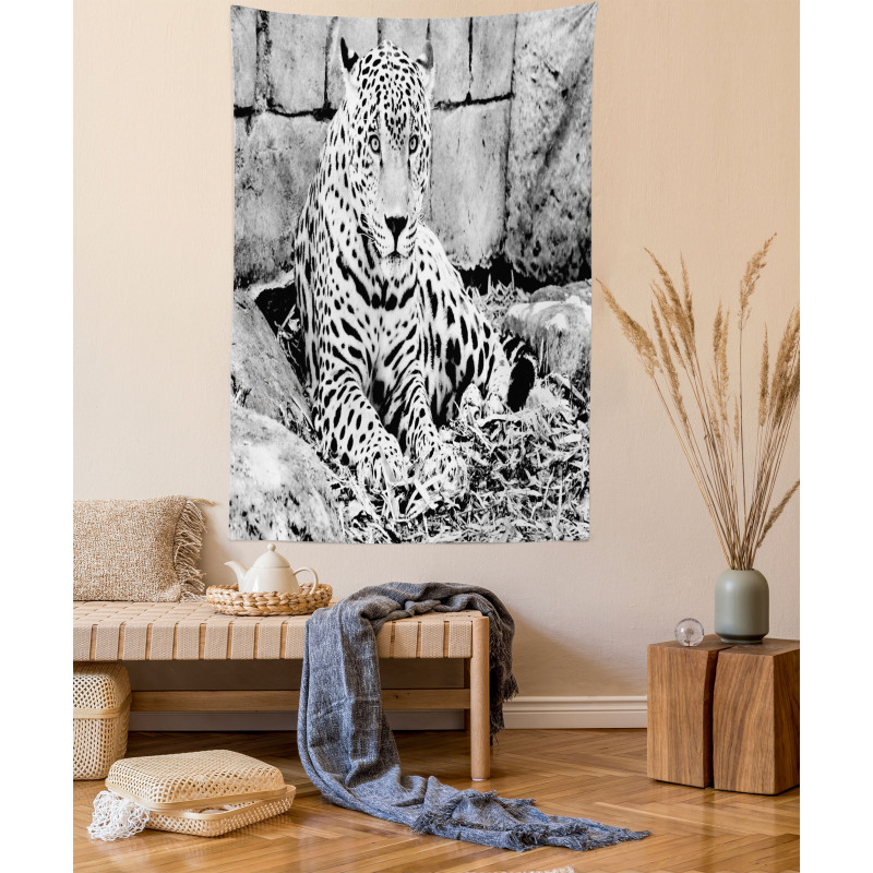 Wild Tiger Jaguar Tapestry