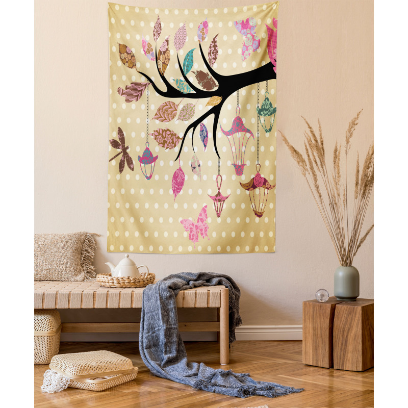 Vintage Boho Tree Tapestry