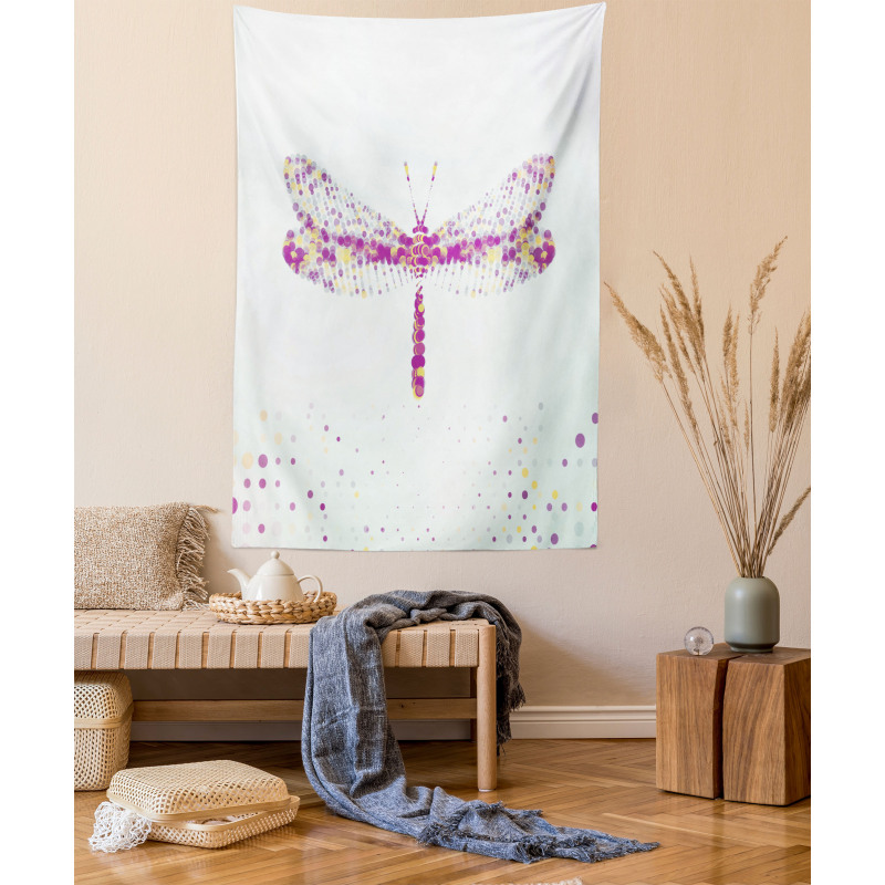 Flying Dragonfly Tapestry