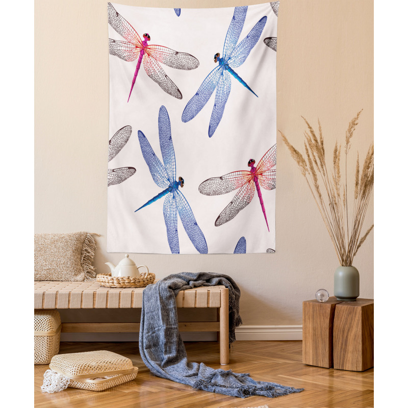 Dragonfly Wings Art Tapestry