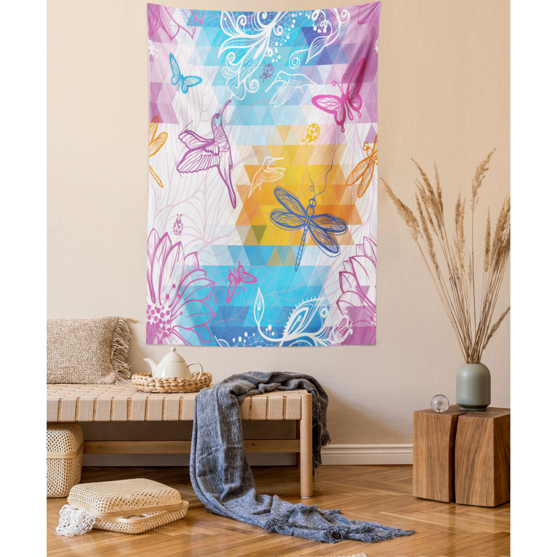 Butterflies Dragonflies Tapestry