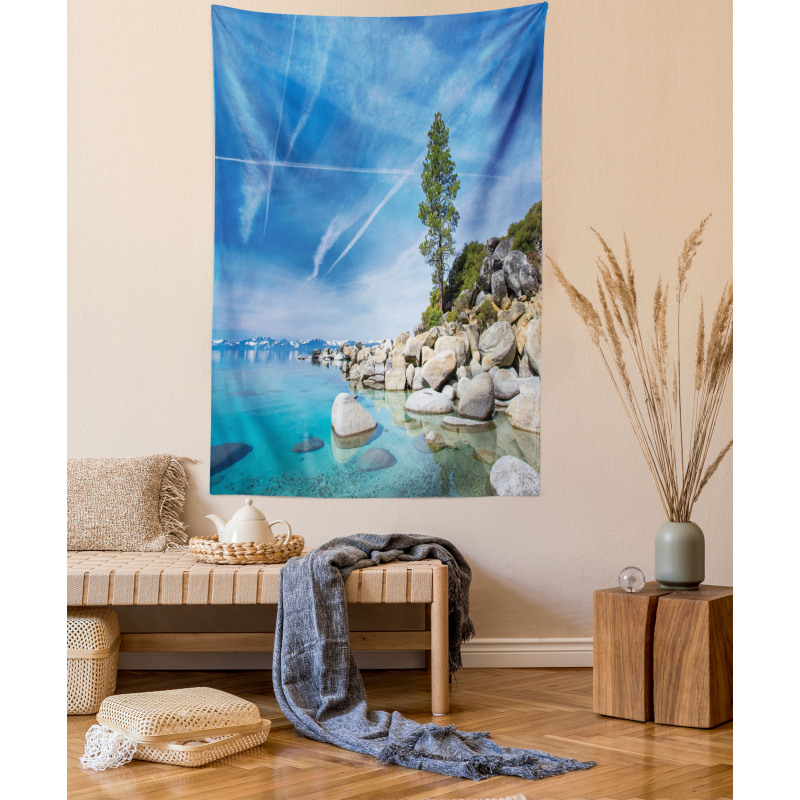 Seascape Lake Tahoe Tapestry