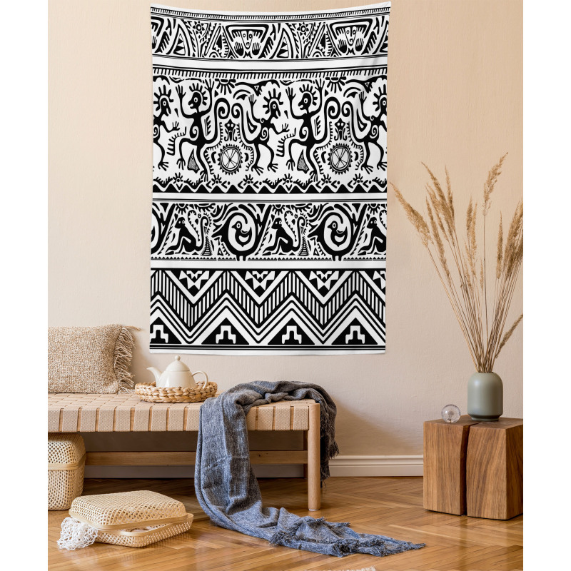 Cave Drawings Tapestry