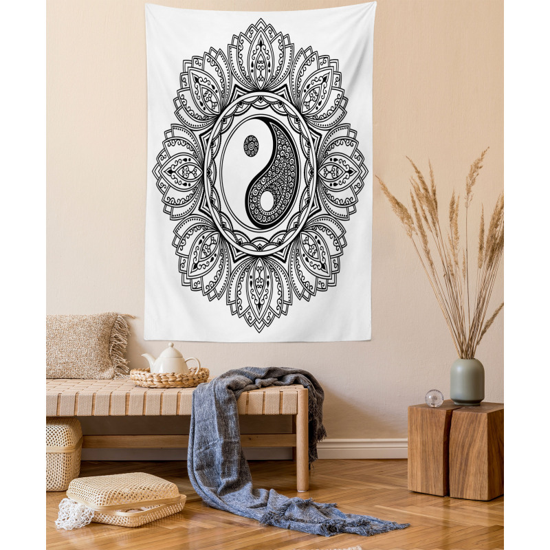 Floral Yoga Tapestry