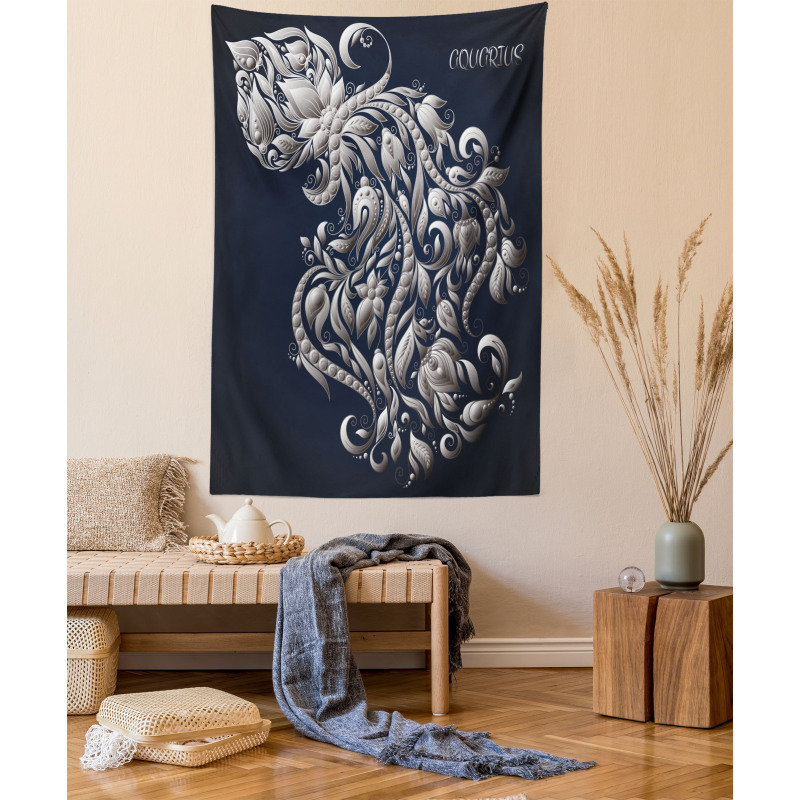 Aquarius Astrology Tapestry