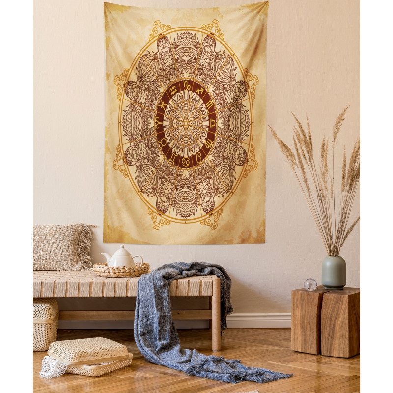 Astrology Aged Tapestry