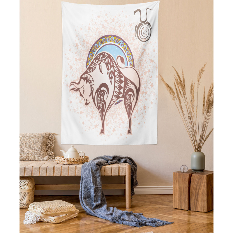 Taurus Astrology Tapestry