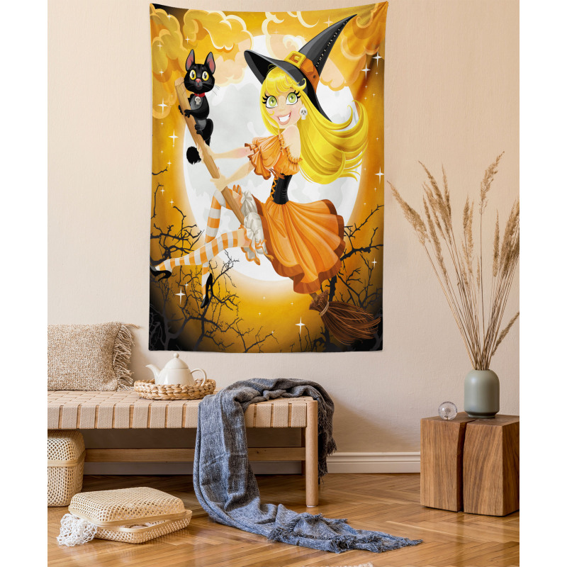 Witch Conceptual Colors Tapestry