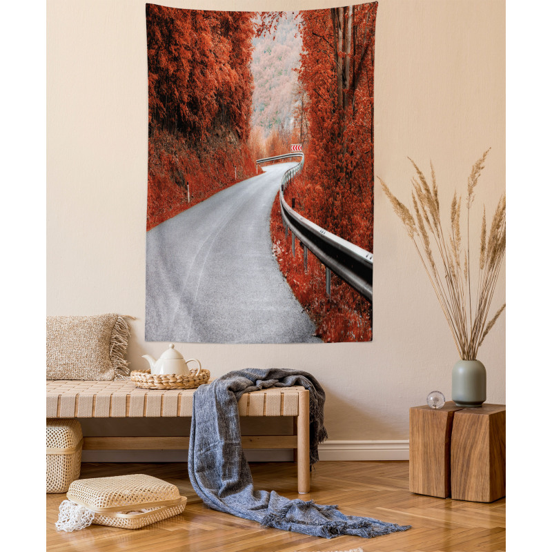 Dreamy Road Travel Theme Tapestry