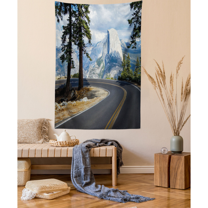 Mountain Road Landscape Tapestry