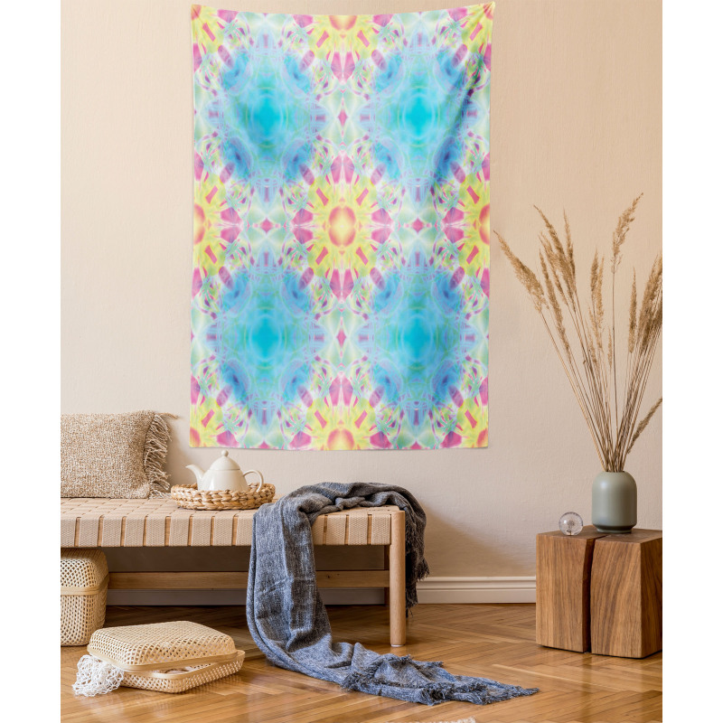 Psychedelic Blurry Art Tapestry