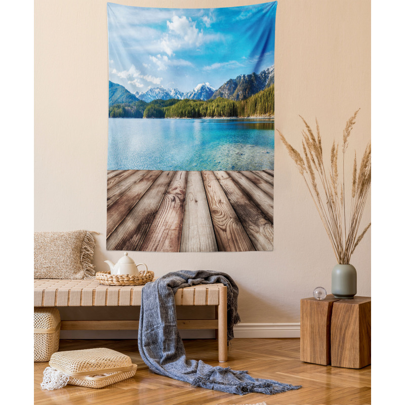 Lake Forest Mountain Tapestry