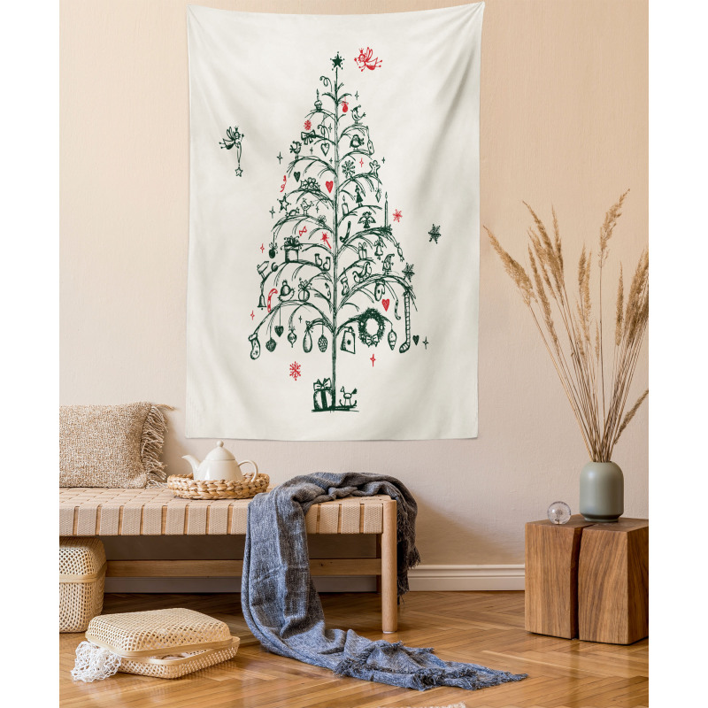 Tree and Fairies Tapestry