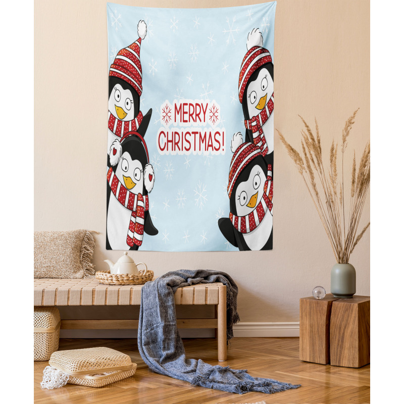 Penguins Kids Tapestry