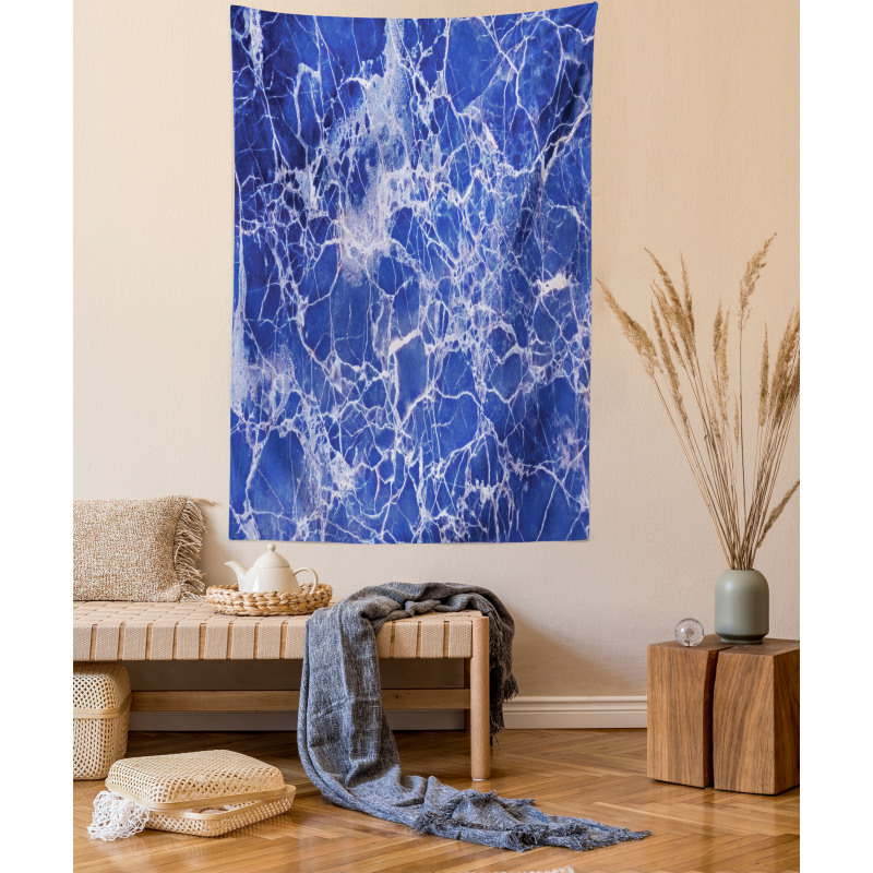 Cracked Marble Pattern Tapestry