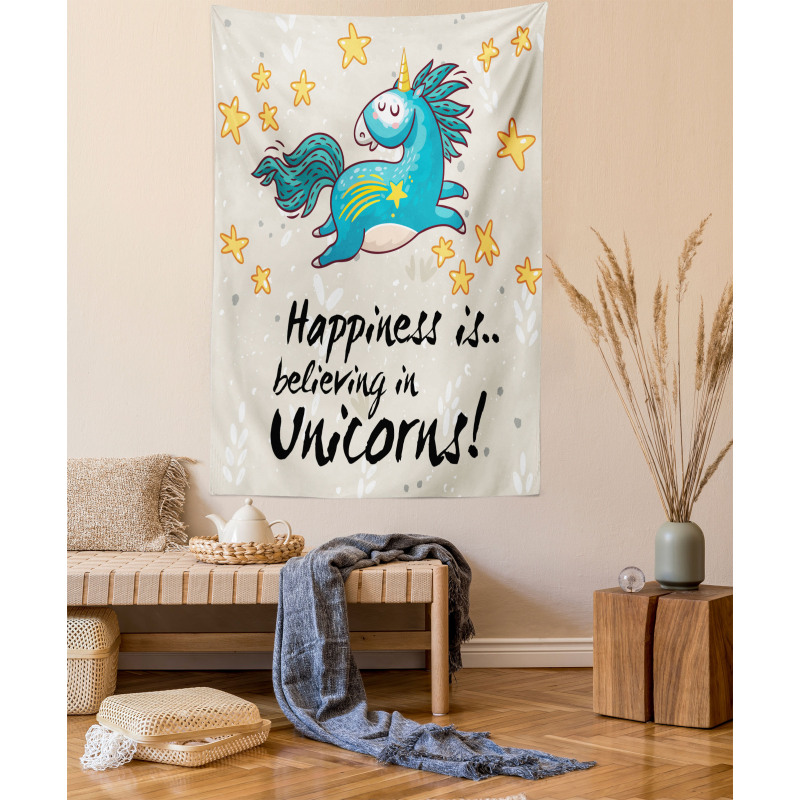 Words Happiness Kids Tapestry