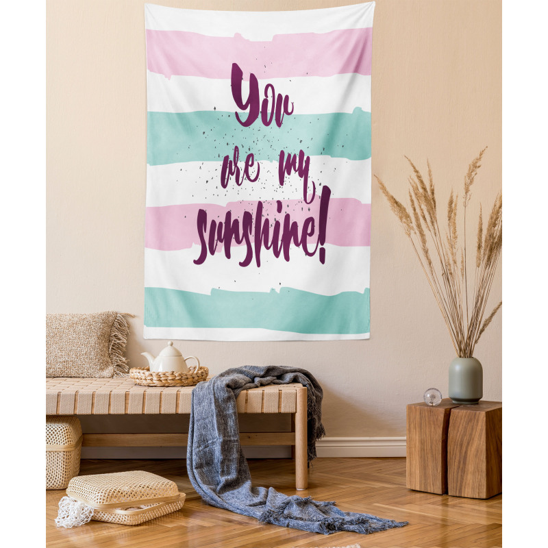 Colorful Words Tapestry