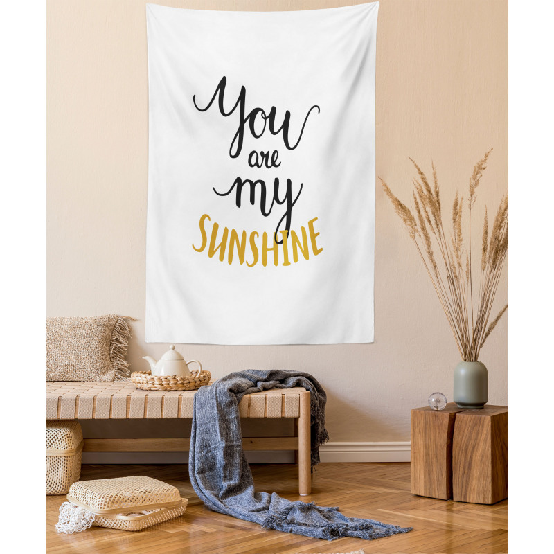 Romantic Words Love Tapestry