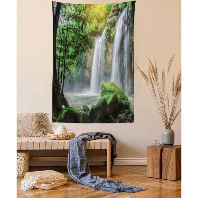 Waterfall Nature Exotic Tapestry