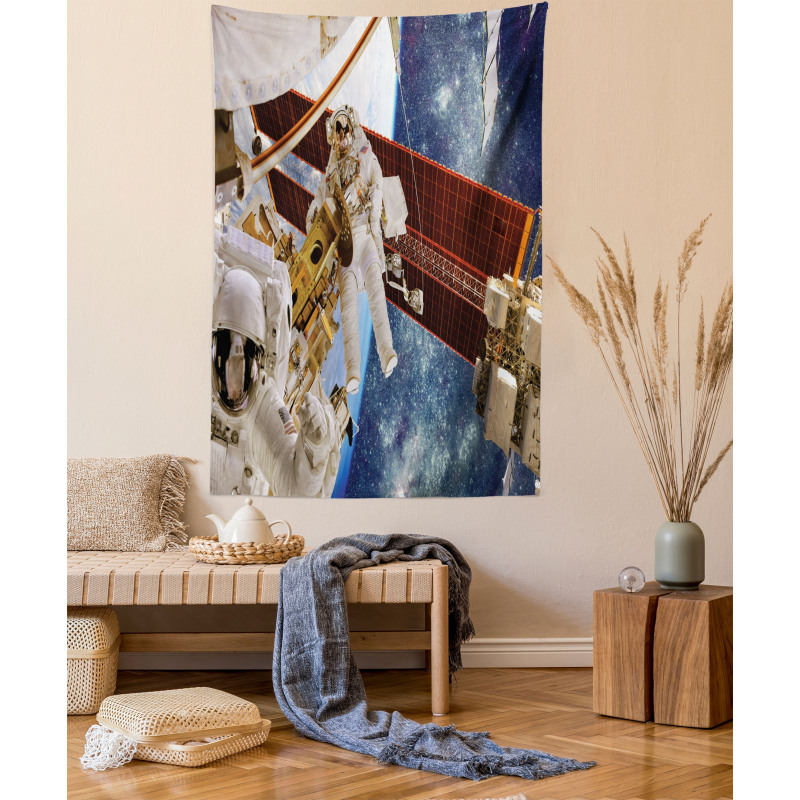 Space Station Planet Tapestry