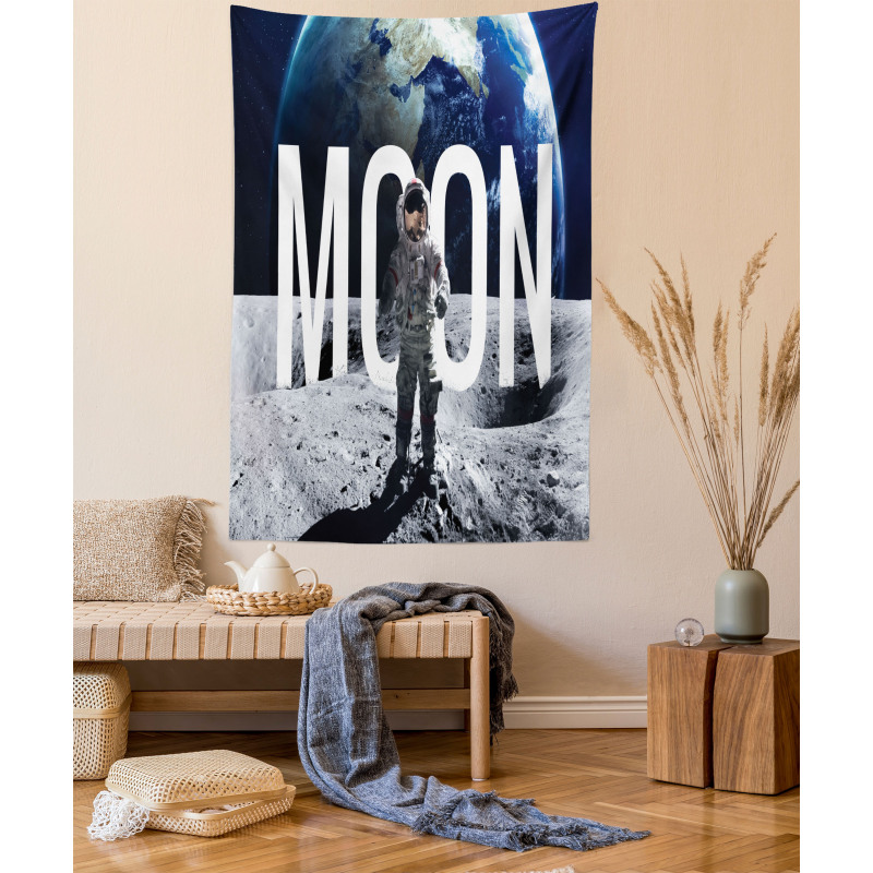 Miniature Astronaut Space Tapestry
