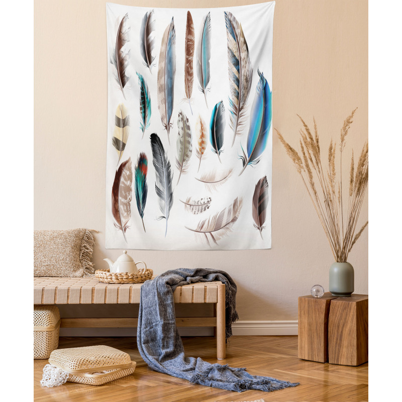 Bird Body Feathers Set Tapestry