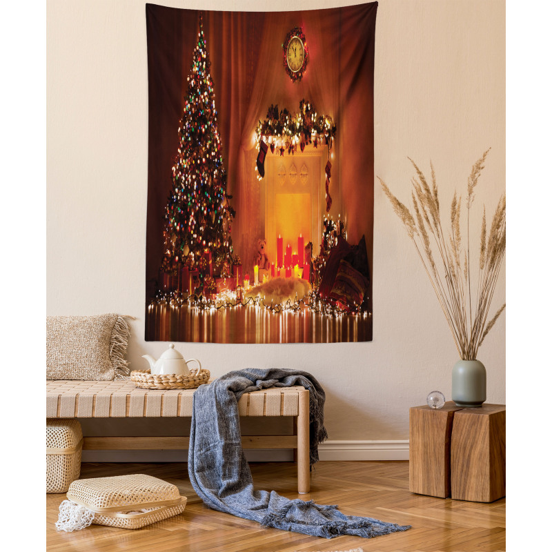 Romantic New Year Tapestry