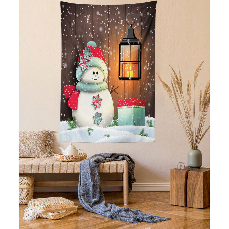 Garden with Gift Box Tapestry