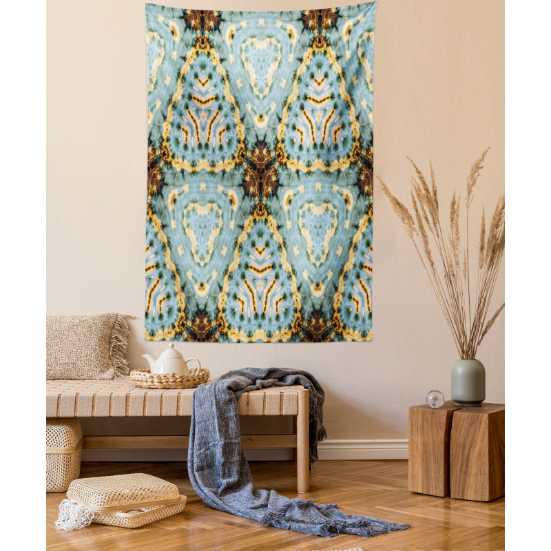 Tie Dye Effect Batik Tapestry