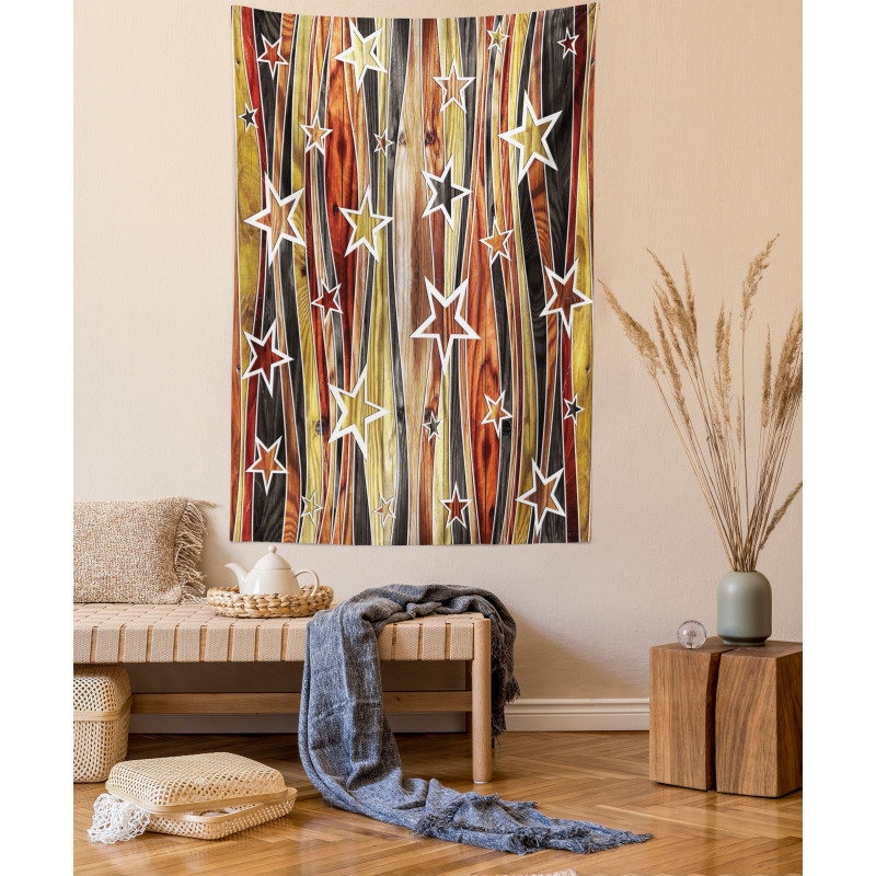 Charming Stars Art Tapestry