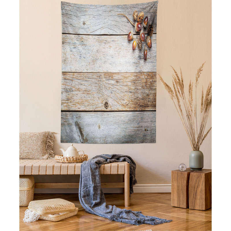 Acorns and Cons Timber Tapestry