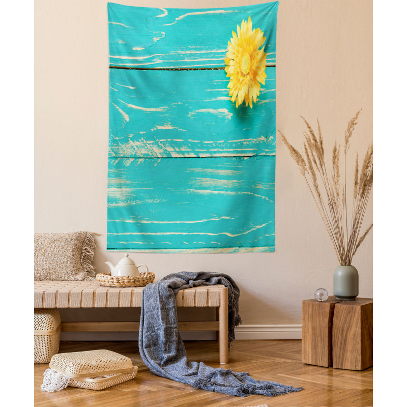 Wooden Spring Floral Tapestry