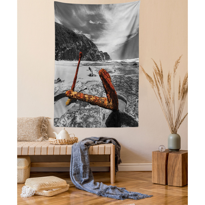 Rusty Vintage Beach Tapestry