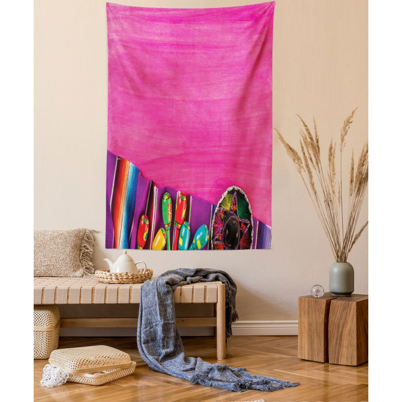 Folkloric Serape Blanke Tapestry