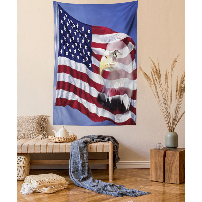 Bless America Flag Tapestry
