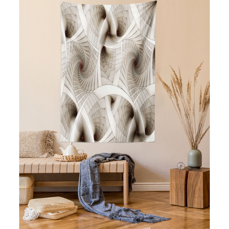 Abstract Digital Style Tapestry