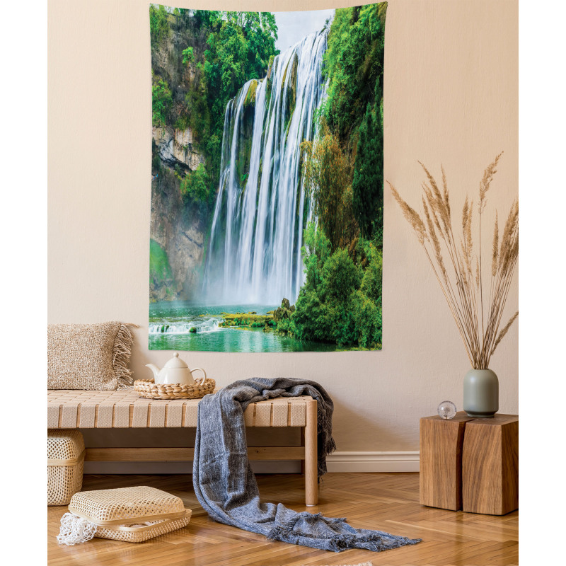 Green Botanic Nature Tapestry