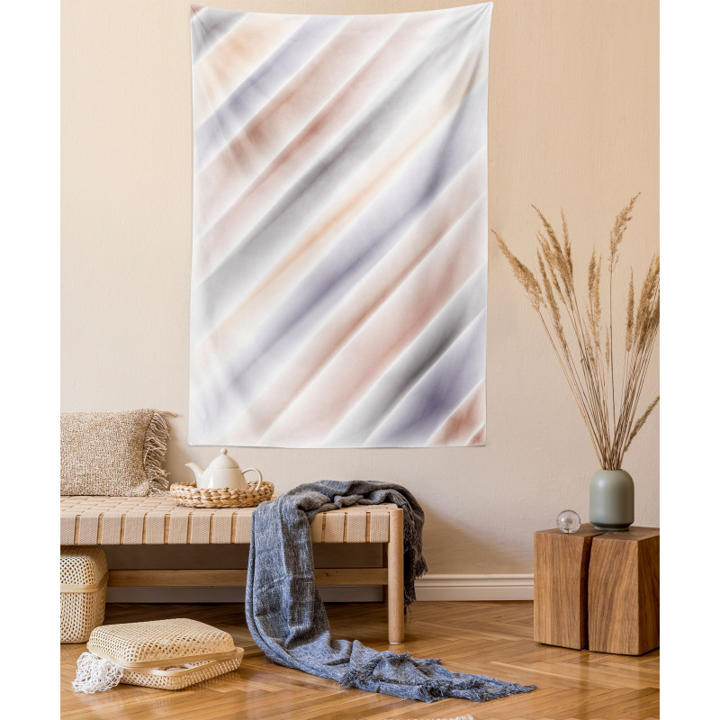 Blurred Stripes Modern Tapestry