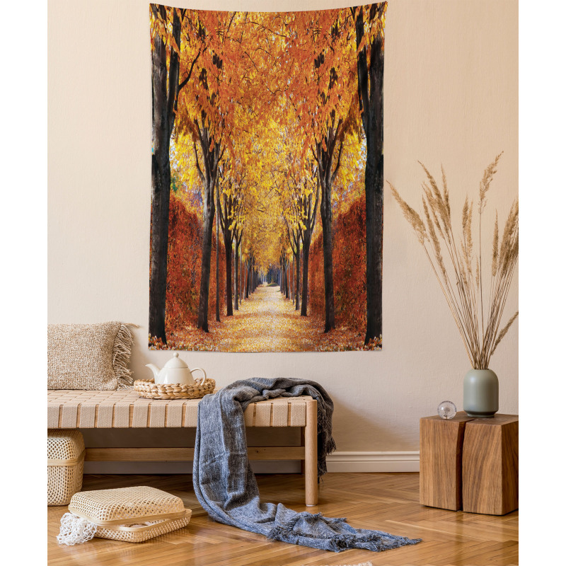 Pathway in the Woods Tapestry