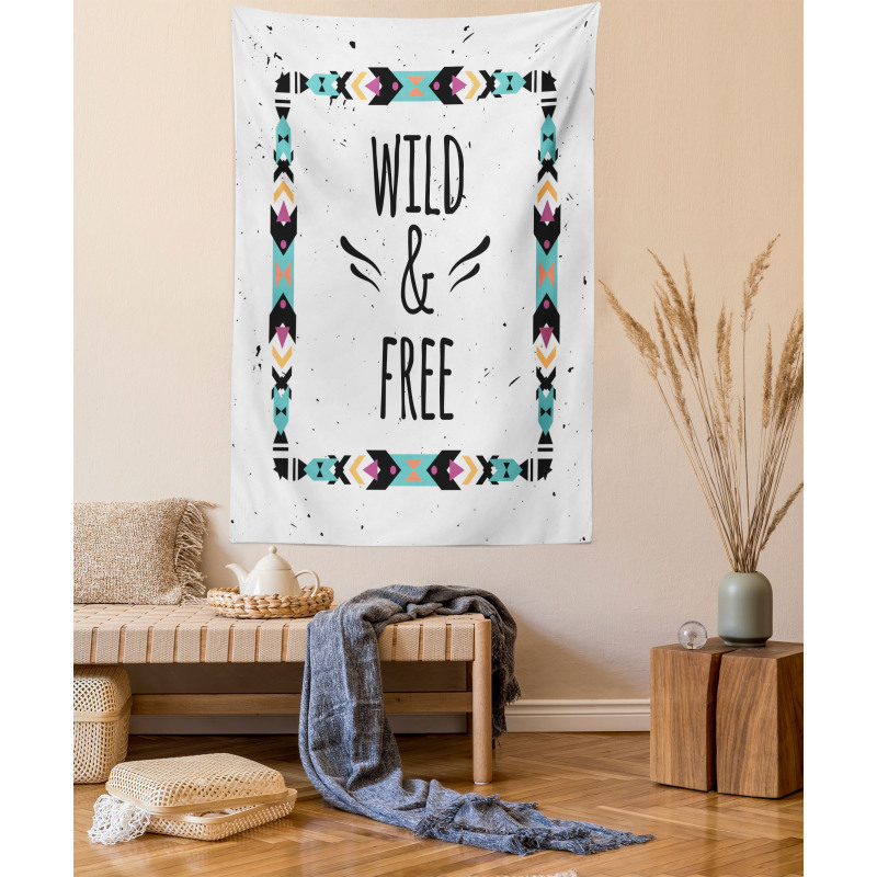 Geometric Boho Frame Tapestry