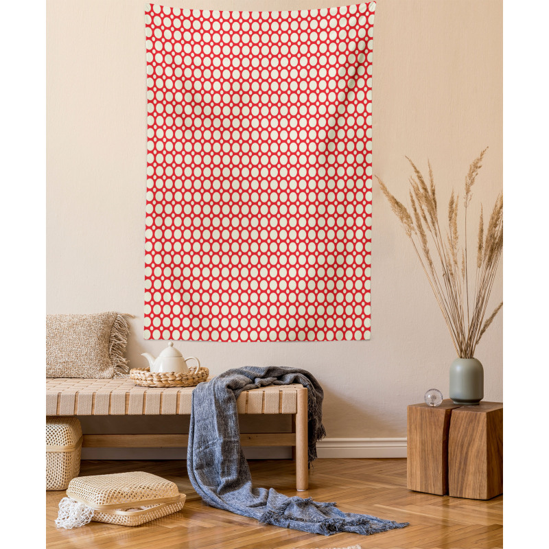 Big Small Polka Dots Tapestry