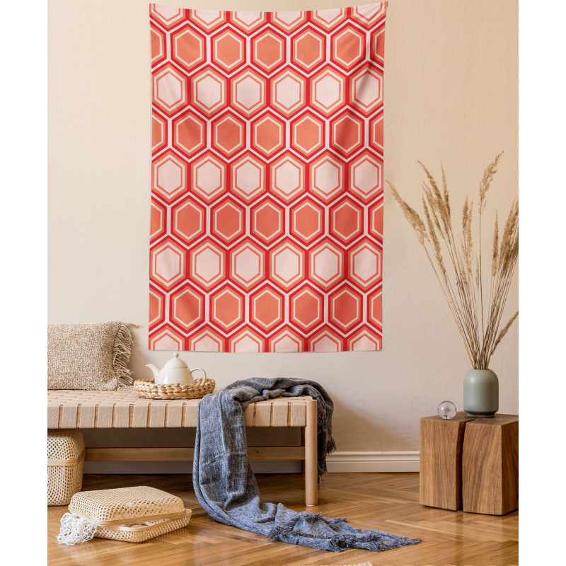 Hexagonal Comb Tile Tapestry