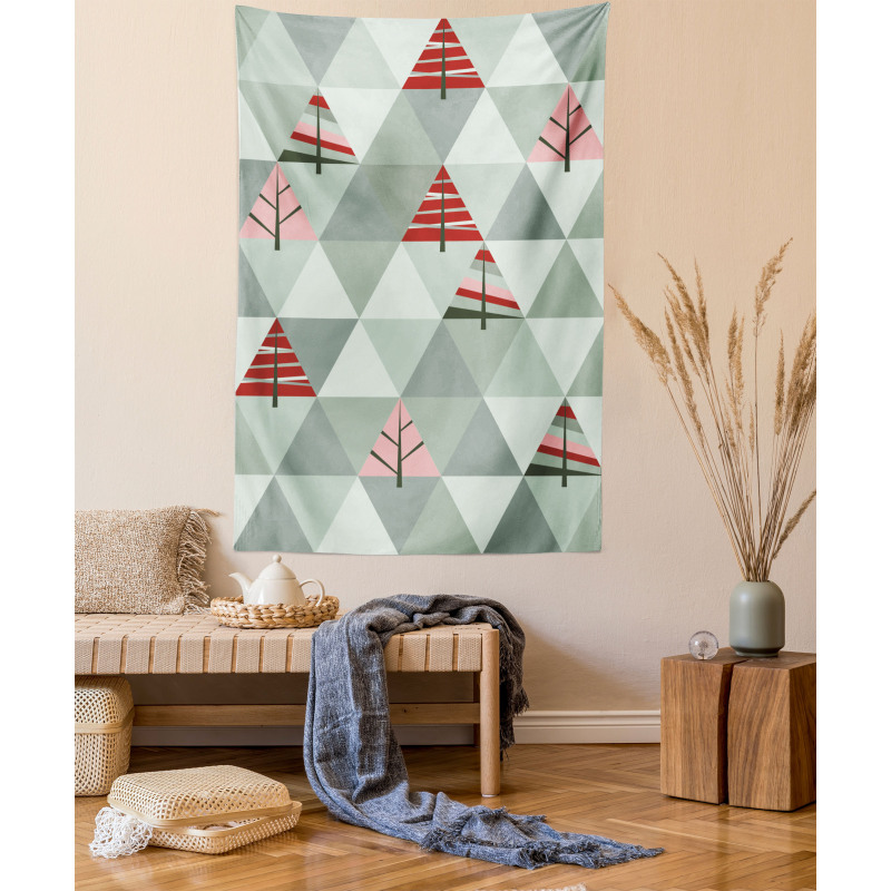 Illustration of Triangles Tapestry