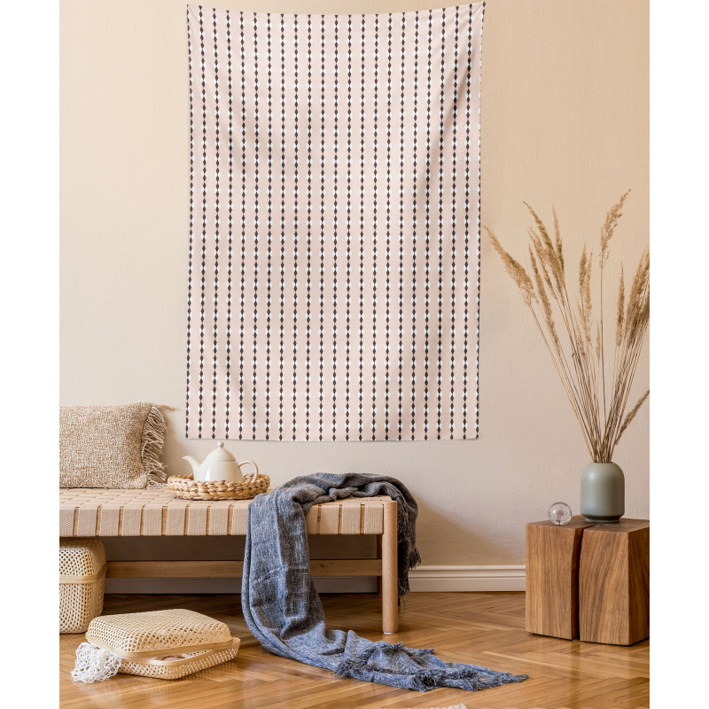 Stripes with Squares Tapestry