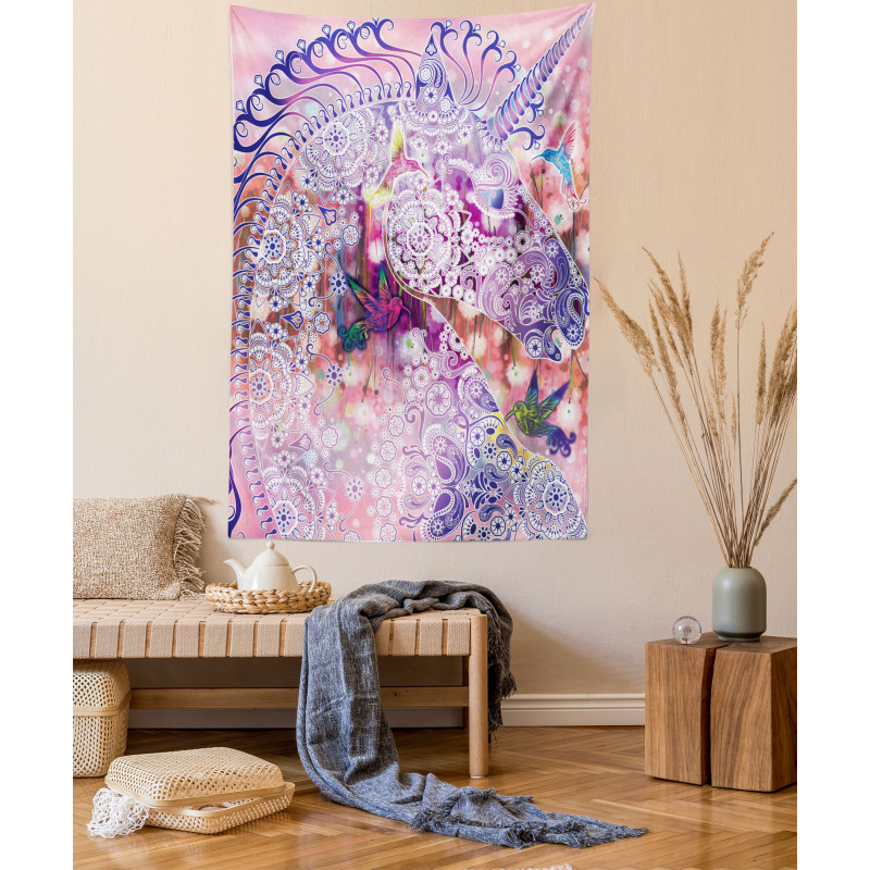 Fantasy Animal Birds Tapestry