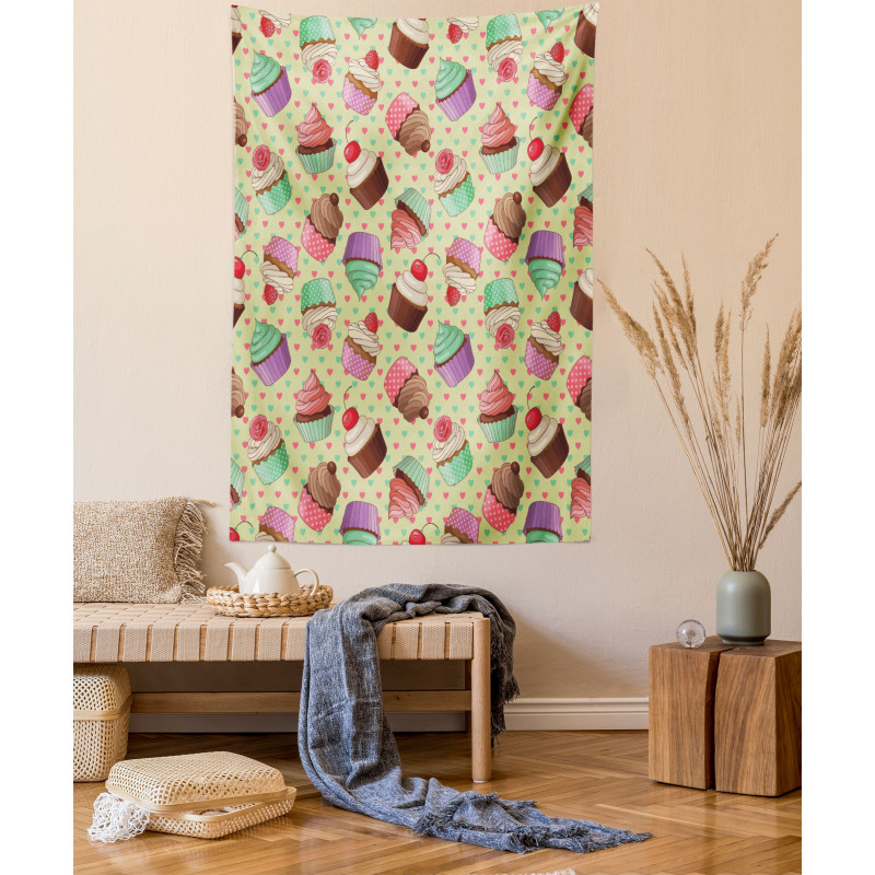 Bakery Polka Dots Tapestry