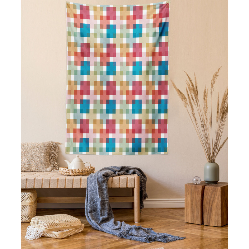Wall or Floor Squares Tapestry