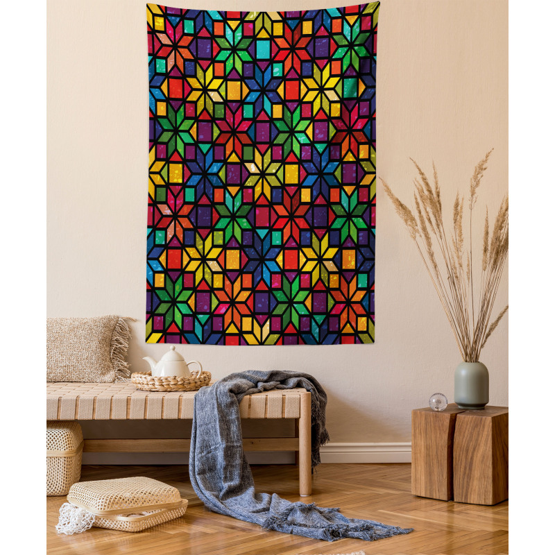 Window Glass Pattern Tapestry