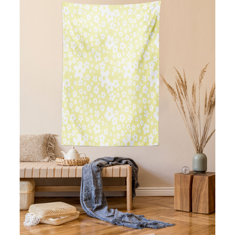 Spring Daisy Blossoms Tapestry