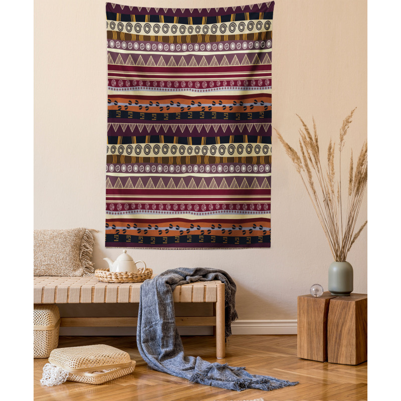 Striped Artwork Tapestry